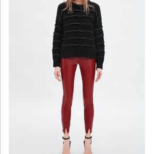 Faux Leather Leggings.